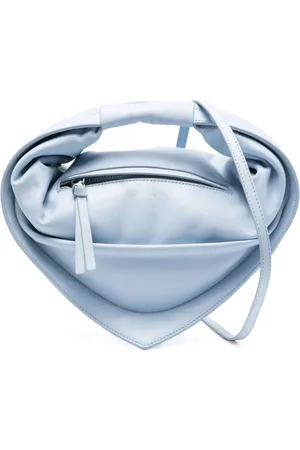Federico Cina Femme, Sacs, Bleu, Taille: ONE Size Sac à Bandoulière Bleu Pastel