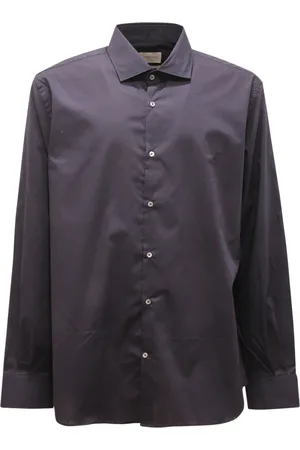 BROOKSFIELD Homme, Chemises, Bleu, Taille: L Chemise Slim Fit Italienne Bleu Foncé
