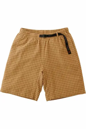 Gramicci Homme, Shorts, , Taille: L Shorts Texturés en Seersucker avec Taille Élastique