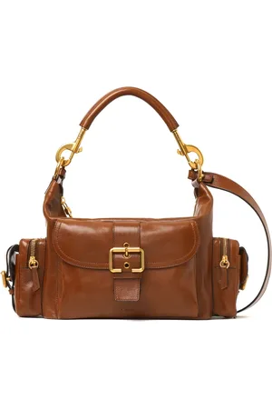 Chloé Femme, Sacs, Brun, Taille: ONE Size Sac bandoulière en cuir marron