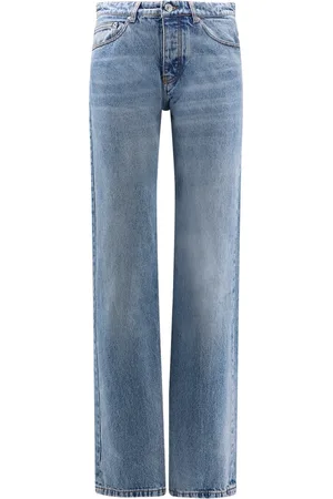 Ami Homme, Jeans, Bleu, Taille: W32 Jean Slim Fit Bleu avec Boutons en Métal