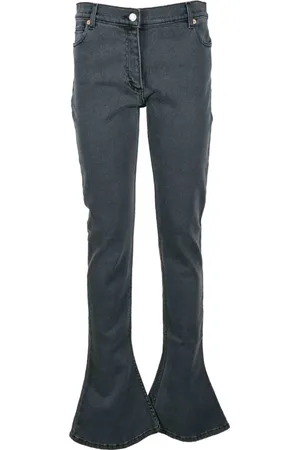 MAGDA BUTRYM Femme, Jeans, Gris, Taille: 40 FR Jeans Élégants en Coton et Élasthanne