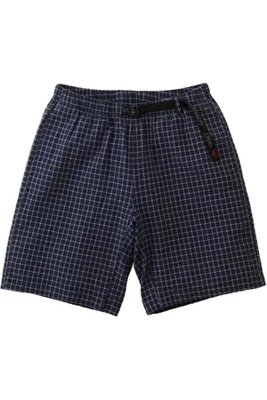 Gramicci Homme, Shorts, Bleu, Taille: S Short en Seersucker avec Ceinture Intégrée en Nylon