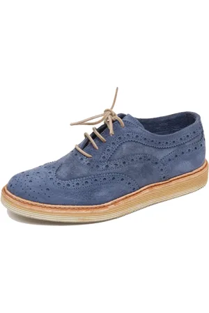 Corvari Homme, Chaussures, Bleu, Taille: 40 EU Chaussures en daim/nubuck bleu clair