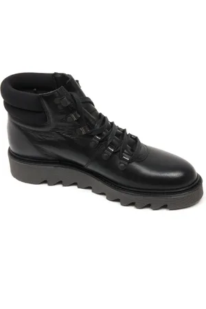ANTICA CUOIERIA Femme, Chaussures, Noir, Taille: 40 EU Botte Chaussure en Cuir Italien Modèle 19718