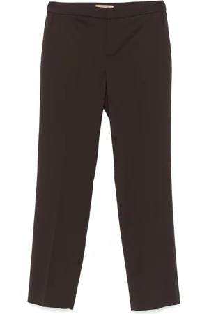 Twin-Set Femme, Pantalons, Brun, Taille: 36 FR Café Chocolat Pantalon