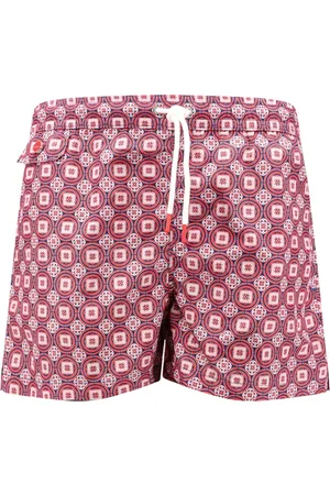 Kiton Homme, Maillots de bain, Rouge, Taille: S Vêtements Mer Rouge Short Taille Élastique