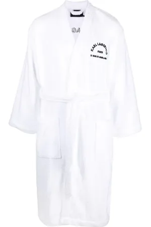 Karl Lagerfeld Homme, Vêtements de nuit et de détente, Blanc, Taille: S Robes