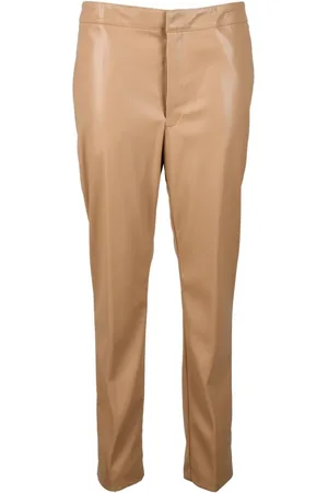 Twin-Set Femme, Pantalons, Brun, Taille: 36 FR Pantalon en polyester