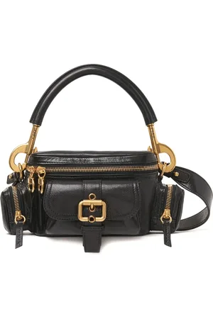 Chloé Femme, Sacs, Noir, Taille: ONE Size Sac bandoulière noir avec sangle amovible