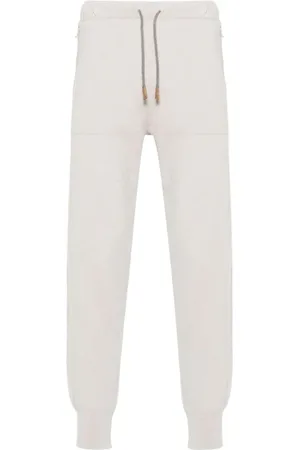 ELEVENTY Homme, Pantalons, Blanc, Taille: M Pantalon Casual Activewear en Cachemire Beige