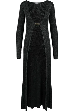 VERSACE Femme, Pulls, Noir, Taille: 36 FR Gilet