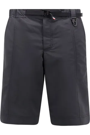 Moncler Homme, Shorts, Noir, Taille: L Shorts Grenoble noirs avec détails emblématiques
