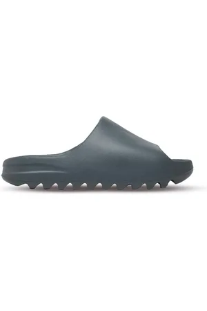 Yeezy Homme, Chaussures, Noir, Taille: 44 1/2 EU Sandales Slides Gris Ardoise