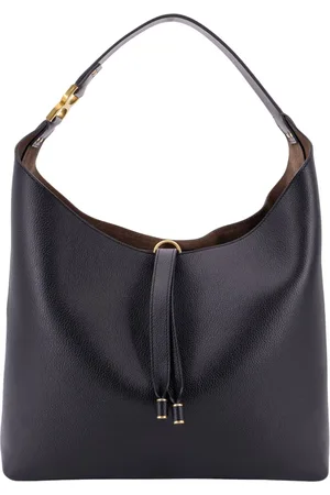Chloé Femme, Sacs, Noir, Taille: ONE Size Sac Bandoulière en Cuir Noir avec Pompons