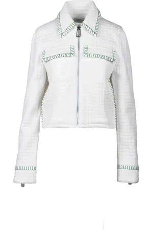 Bottega Veneta Femme, Vestes, Blanc, Taille: 38 FR Vêtements d
