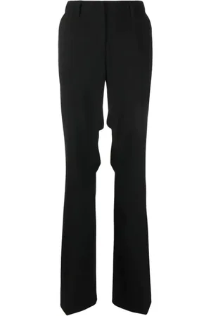 OFF-WHITE Femme, Pantalons, Noir, Taille: 38 FR Pantalons