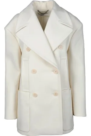 Stella McCartney Femme, Vestes, Blanc, Taille: 36 FR Manteau