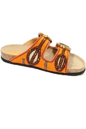 Maliparmi Femme, Chaussures, , Taille: 36 EU Chaussons perlés Fabriqués en Italie