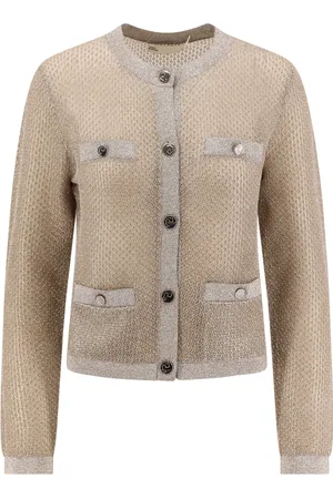 Tory Burch Femme, Pulls, , Taille: 40 FR Pull à Boutons Métalliques