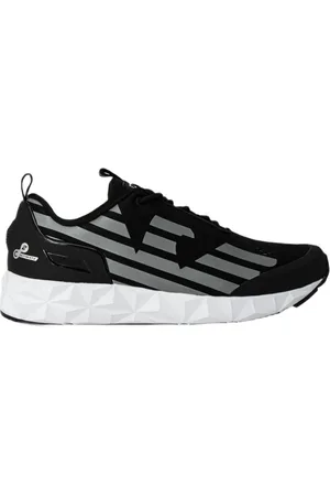 EA7 Homme, Chaussures, Noir, Taille: 38 EU Baskets Tissée Collection Printemps/Été Polyester