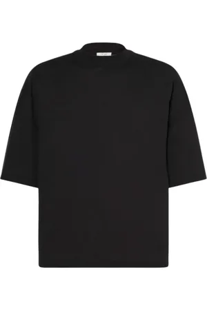 The Row Homme, Tops, Noir, Taille: M Elegant Mock Neck T-shirt