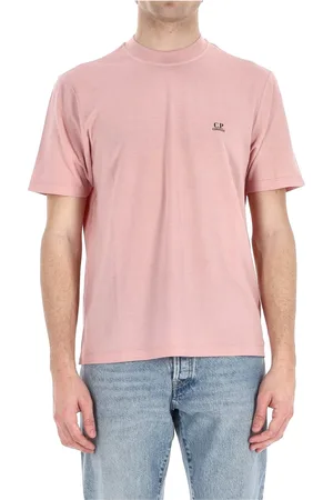C.P. Company Homme, Tops, Rose, Taille: XL T-shirt et Polo Rose en Coton