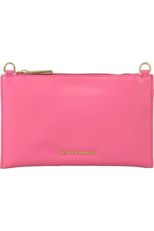 Chiara Ferragni Femme, Sacs, Rose, Taille: ONE Size Porte-cartes Élégant en Polyester