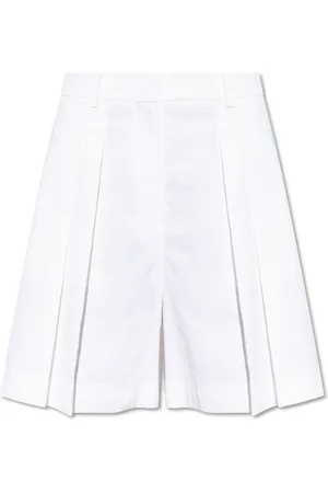 THEORY Femme, Shorts, Blanc, Taille: 38 FR Shorts plissés