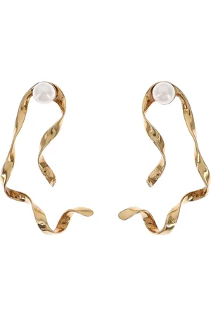 DRIES VAN NOTEN Femme, Accessoires, Jaune, Taille: ONE Size Détail Perle Dorée Bijoux