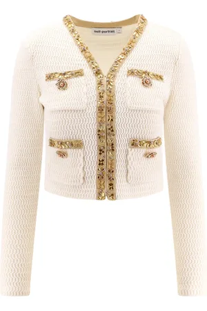 Self-Portrait Femme, Pulls, , Taille: 40 FR Pull avec Boutons Bijoux