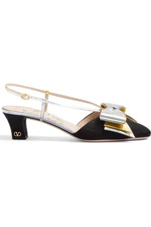 VALENTINO GARAVANI Femme, Chaussures, Multicolore, Taille: 39 EU Escarpins Slingback Bowow
