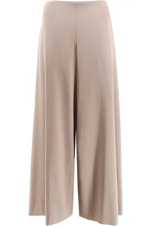 The Row Femme, Pantalons, Gris, Taille: 36 FR Pantalon Gris Évasé en Laine