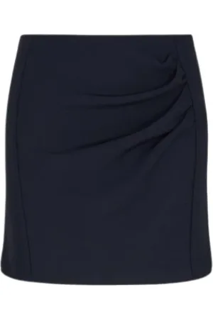 Armani Exchange Femme, Jupes, Bleu, Taille: 38 FR Jupe Bleue Élégante