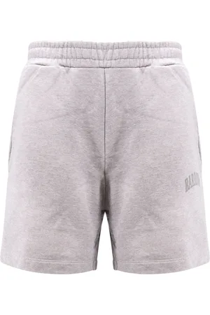 BARROW Homme, Shorts, Gris, Taille: M Shorts Gris à Taille Côtelée