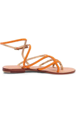 Maliparmi Femme, Chaussures, , Taille: 38 EU Sandales avec perles dans le style infradito