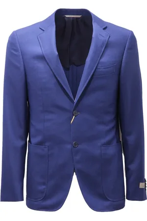 CANALI Homme, Vestes, Bleu, Taille: M Cool Wool Jacket Made in Italy