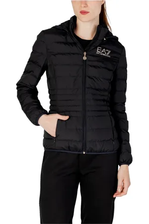 EA7 Femme, Vestes, Noir, Taille: 36 FR Bomber Automne/Hiver Collection Femme