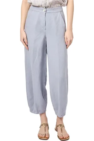 Alessia Santi Femme, Pantalons, Gris, Taille: 36 FR Pantalon gris avec poches françaises
