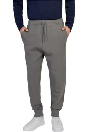 HUGO BOSS Homme, Pantalons, Gris, Taille: XL Jean Stretch Gris en Mélange de Coton