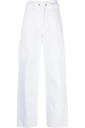 IRO Femme, Jeans, Blanc, Taille: 42 FR Jeans droits