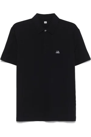 C.P. Company Homme, Tops, Bleu, Taille: S T-shirt bleu avec design élégant