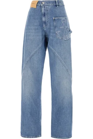 J.W.Anderson Femme, Jeans, Bleu, Taille: W28 Jeans en Denim Classiques pour un Usage Quotidien