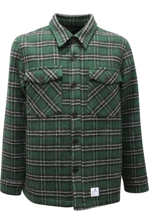 DEPARTMENT FIVE Homme, Vestes, Vert, Taille: M Veste Verte à Carreaux Fabriquée en Italie