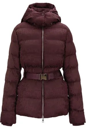 Elisabetta Franchi Femme, Vestes, Rouge, Taille: 38 FR Doudoune à capuche pour femme