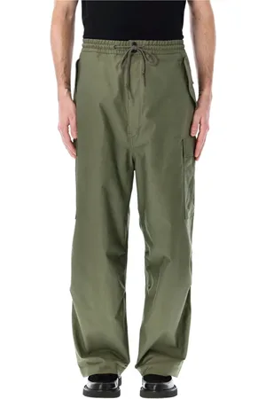 JUNYA WATANABE Homme, Pantalons, Vert, Taille: M Pantalon Cargo Kaki Oversize en Mélange de Coton