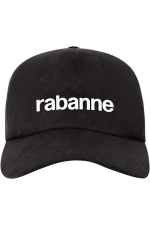 Paco rabanne Femme, Accessoires, Noir, Taille: ONE Size Casquette Noire en Coton avec Logo