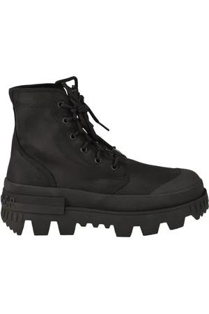 Moncler Femme, Chaussures, Noir, Taille: 40 EU Botte technique en coton avec semelle en caoutchouc