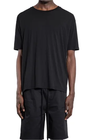 THOM KROM Homme, Tops, Noir, Taille: 2XL T-shirt en Jersey de Bambou Noir