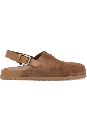 Dolce & Gabbana Homme, Chaussures, Brun, Taille: 43 EU Sandales Marron Style Boston
